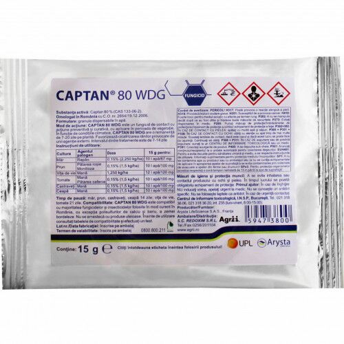 CAPTAN 80 WDG - Fungicid